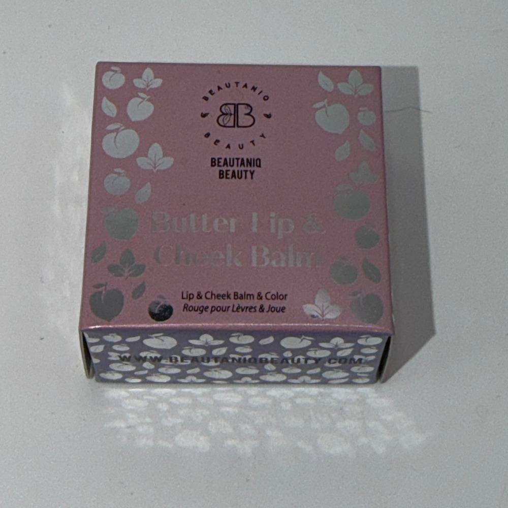Beautaniq Beauty Womens 4g Peach Blush Butter Lip & Cheek Balm Clean Girl Makeup